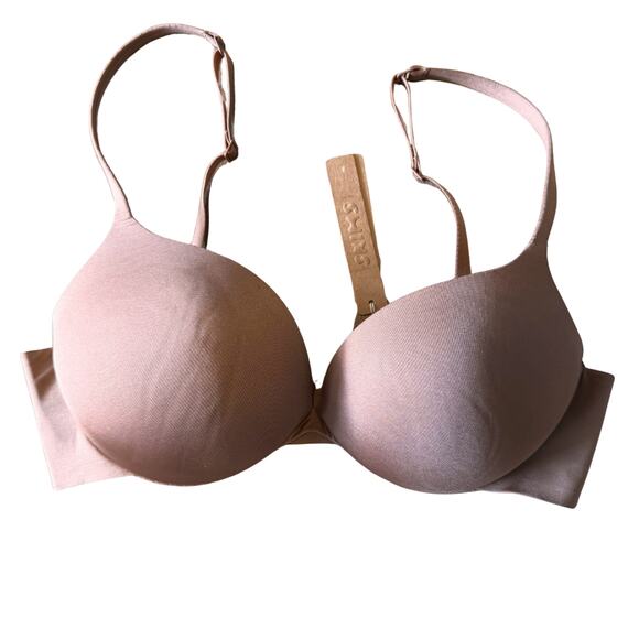 SKIMS Ultimate Push‑Up Plunge Bra – Sienna | 34C | NWT - Picture 1 of 3